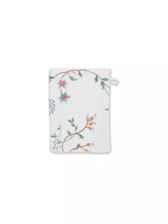 PIP STUDIO | Waschhandschuh LES FLEURS 16x22cm Weiss | 